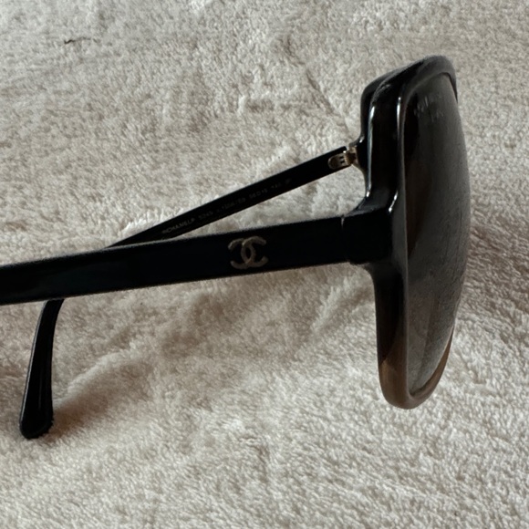 CHANEL Black and Brown Women's Sunglasses - Picture 2 of 5